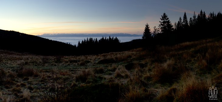 Ranní pohled na Tatry