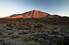 Náš první pohled na Pico Teide v ranním slunci